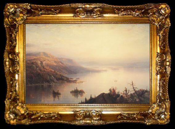 framed  unknow artist Lake George, ta009-2